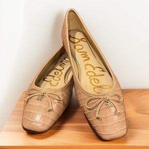 Sam Edelman Jillie Croc Ballerinas